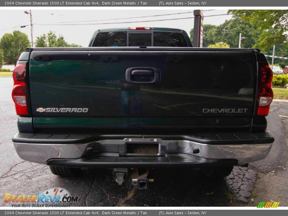 2004 Chevrolet Silverado 1500 LT Extended Cab 4x4 Dark Green Metallic / Tan Photo #5