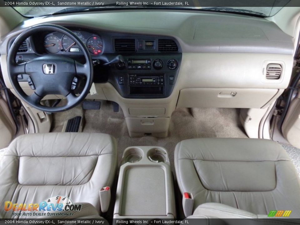 Ivory Interior - 2004 Honda Odyssey EX-L Photo #4