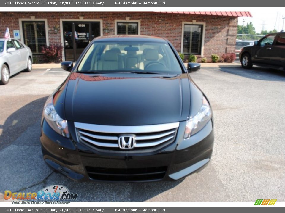 2011 Honda Accord SE Sedan Crystal Black Pearl / Ivory Photo #1