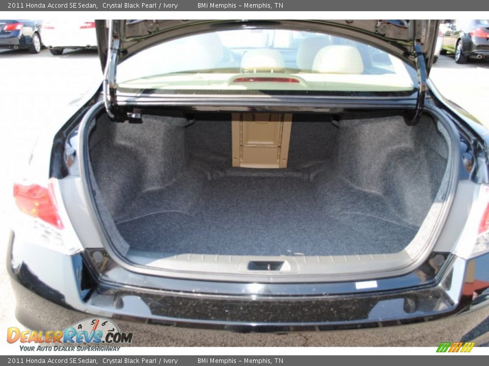 2011 Honda Accord SE Sedan Crystal Black Pearl / Ivory Photo #12
