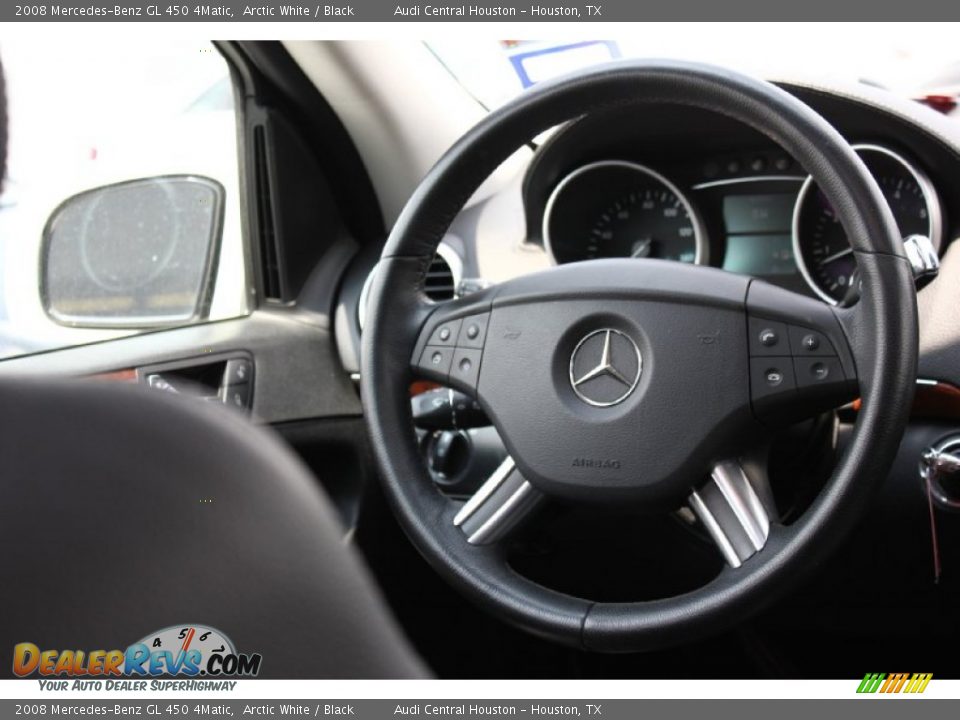 2008 Mercedes-Benz GL 450 4Matic Arctic White / Black Photo #33