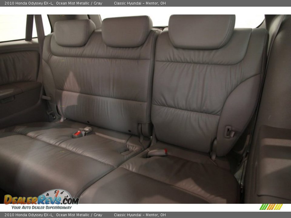 2010 Honda Odyssey EX-L Ocean Mist Metallic / Gray Photo #16