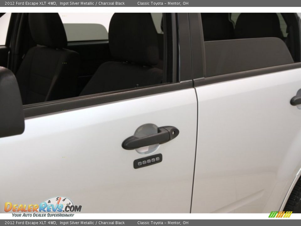 2012 Ford Escape XLT 4WD Ingot Silver Metallic / Charcoal Black Photo #4