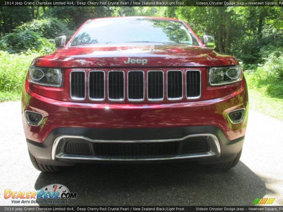 2014 Jeep Grand Cherokee Limited 4x4 Deep Cherry Red Crystal Pearl / New Zealand Black/Light Frost Photo #7