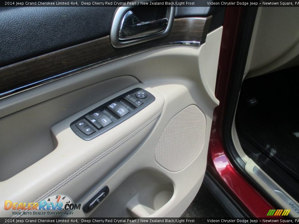 2014 Jeep Grand Cherokee Limited 4x4 Deep Cherry Red Crystal Pearl / New Zealand Black/Light Frost Photo #24