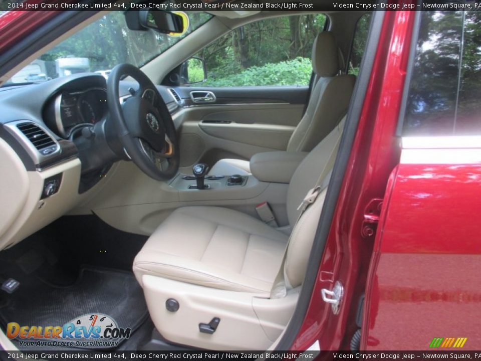 2014 Jeep Grand Cherokee Limited 4x4 Deep Cherry Red Crystal Pearl / New Zealand Black/Light Frost Photo #28