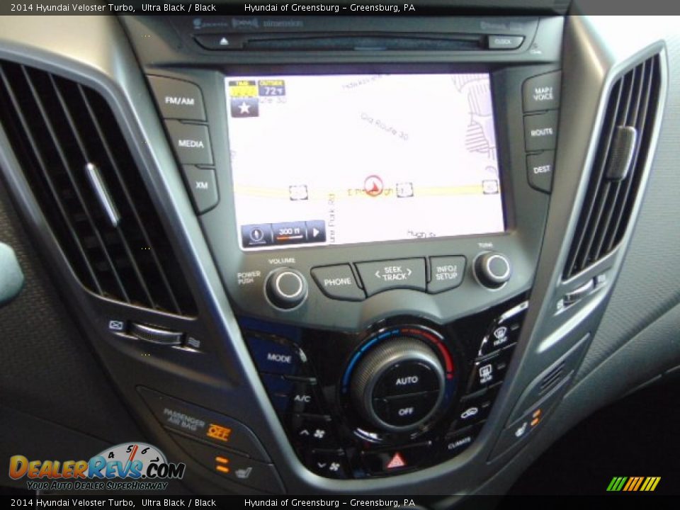 2014 Hyundai Veloster Turbo Ultra Black / Black Photo #13