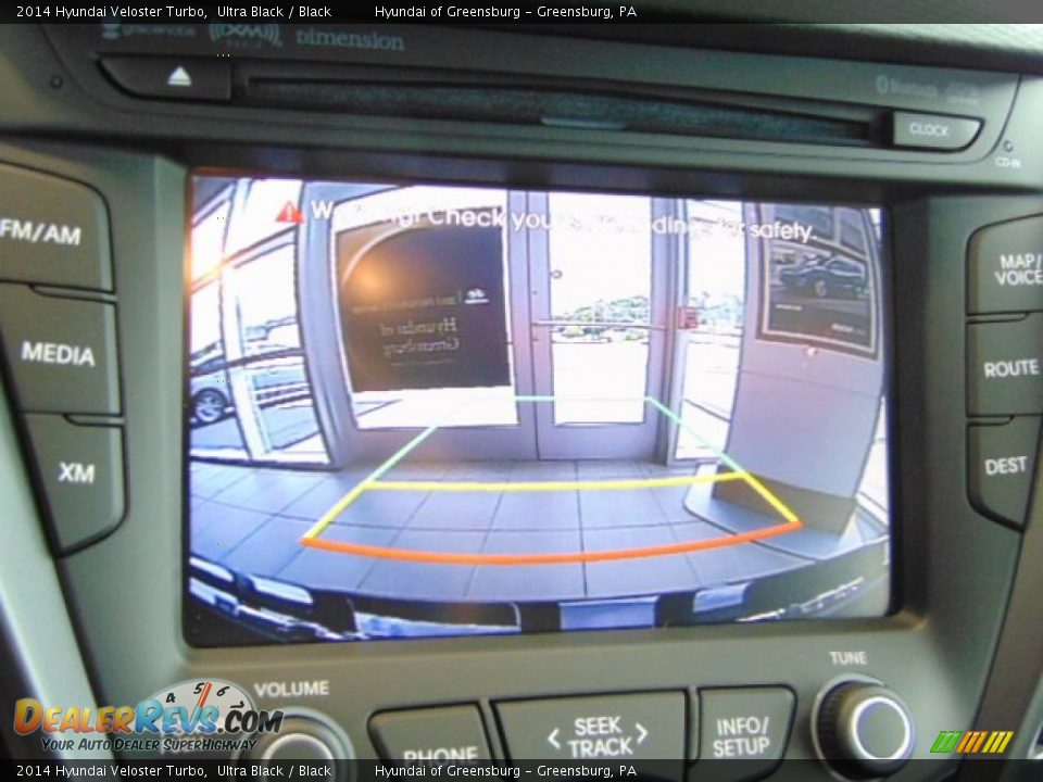 2014 Hyundai Veloster Turbo Ultra Black / Black Photo #14