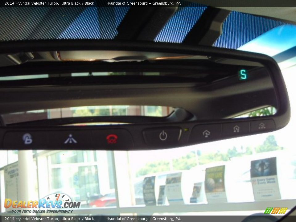 2014 Hyundai Veloster Turbo Ultra Black / Black Photo #16