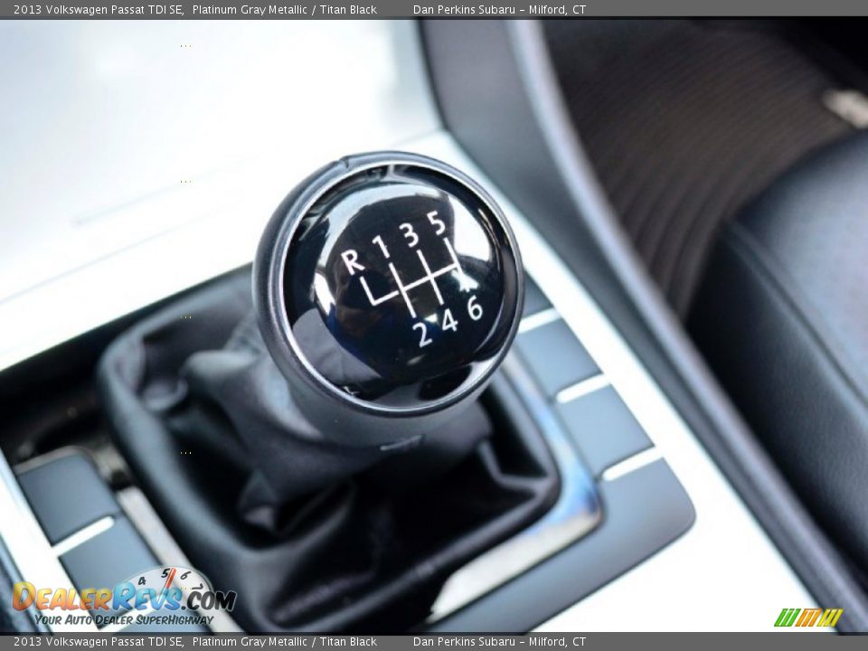 2013 Volkswagen Passat TDI SE Platinum Gray Metallic / Titan Black Photo #13