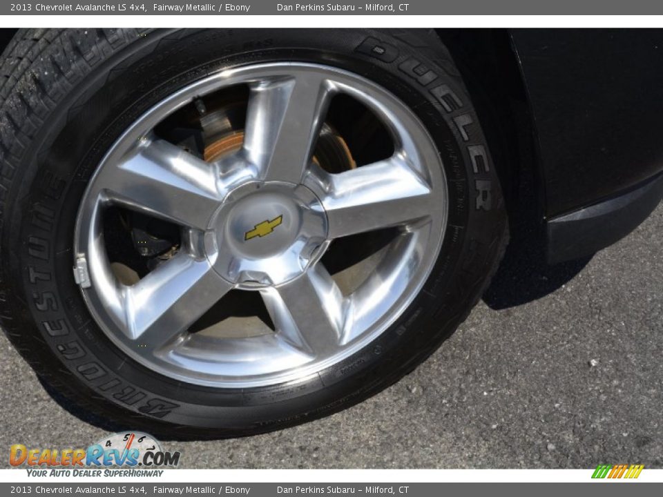 2013 Chevrolet Avalanche LS 4x4 Fairway Metallic / Ebony Photo #20