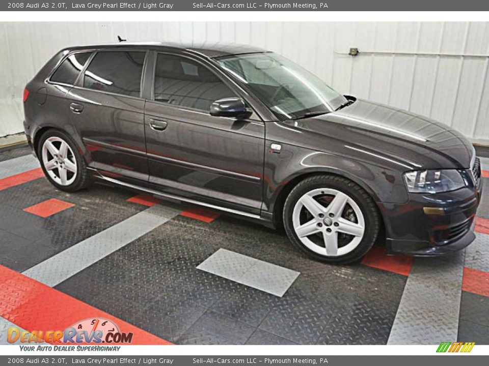 2008 Audi A3 2.0T Lava Grey Pearl Effect / Light Gray Photo #4