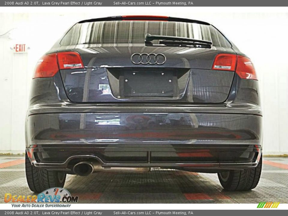 2008 Audi A3 2.0T Lava Grey Pearl Effect / Light Gray Photo #6