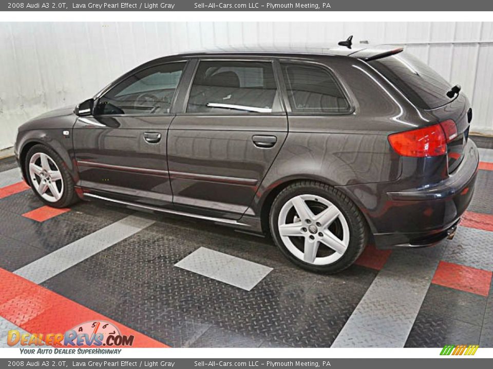 2008 Audi A3 2.0T Lava Grey Pearl Effect / Light Gray Photo #7