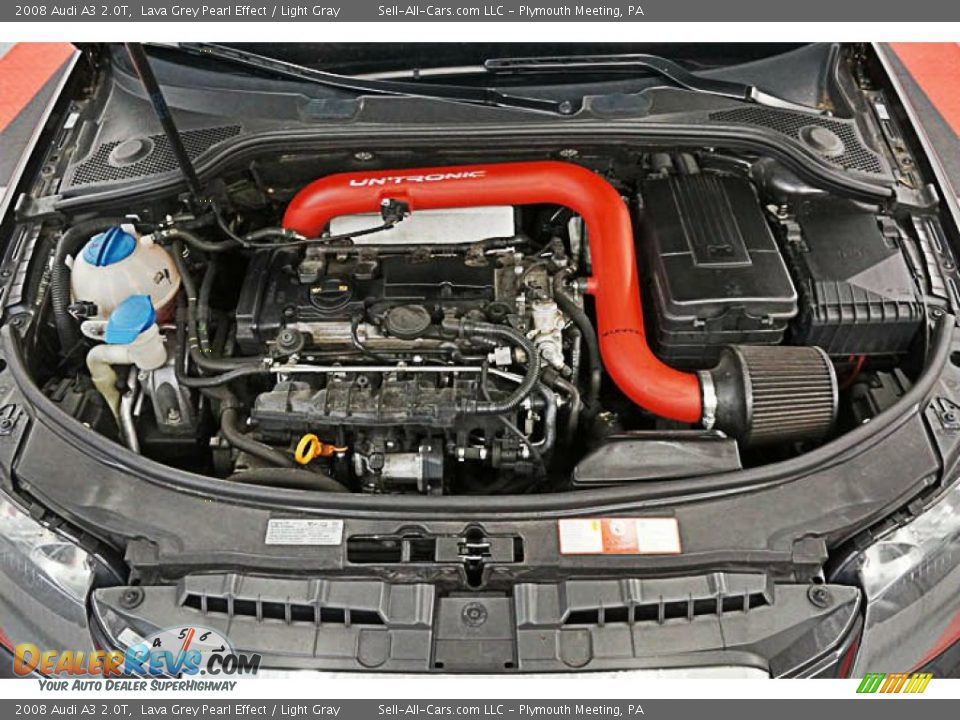 2008 Audi A3 2.0T Lava Grey Pearl Effect / Light Gray Photo #9