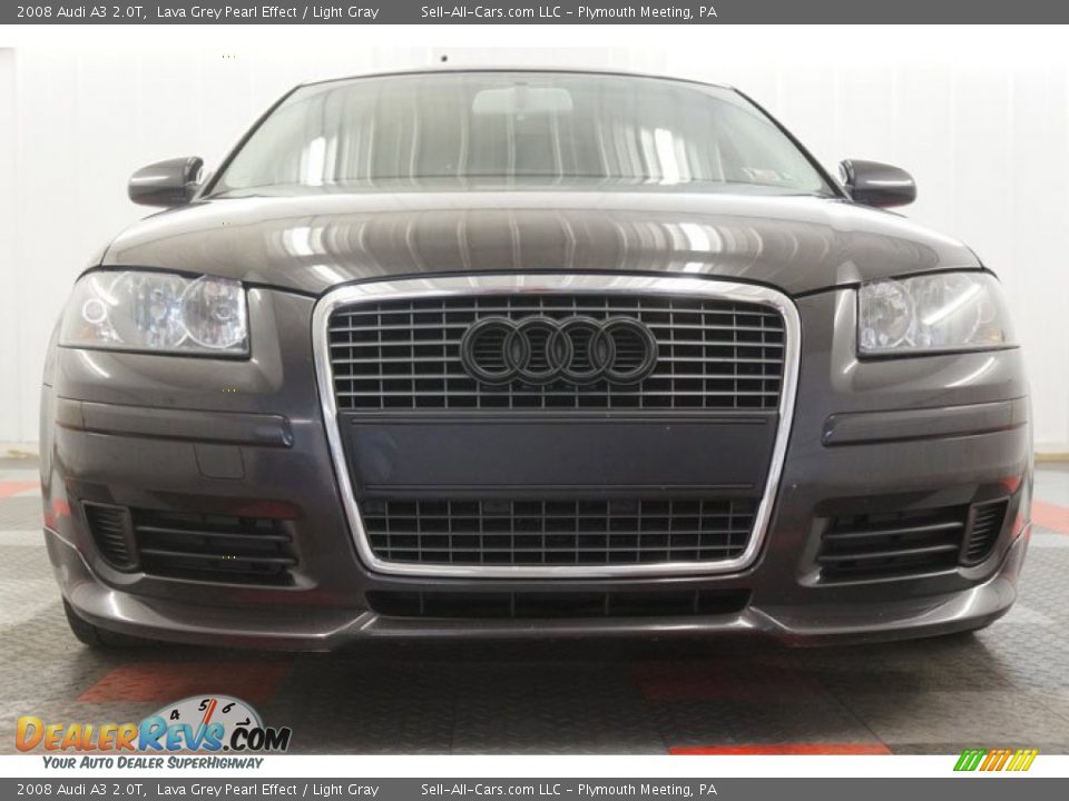 2008 Audi A3 2.0T Lava Grey Pearl Effect / Light Gray Photo #12