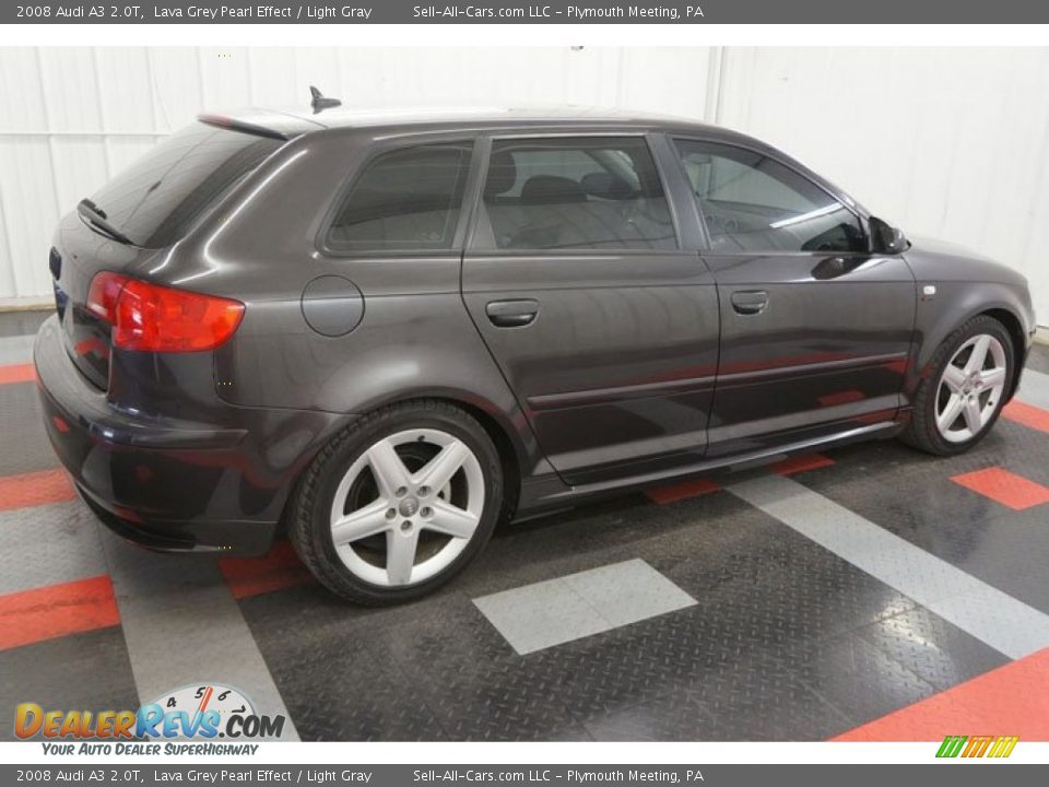 2008 Audi A3 2.0T Lava Grey Pearl Effect / Light Gray Photo #15