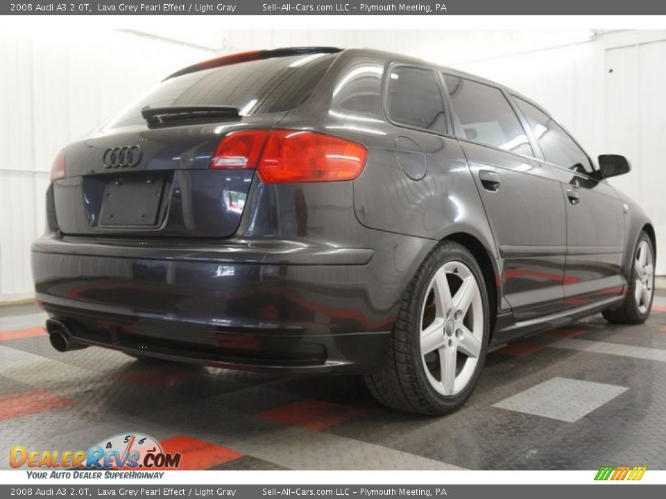 2008 Audi A3 2.0T Lava Grey Pearl Effect / Light Gray Photo #16
