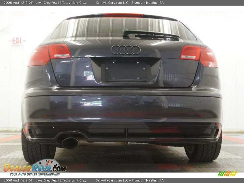 2008 Audi A3 2.0T Lava Grey Pearl Effect / Light Gray Photo #17