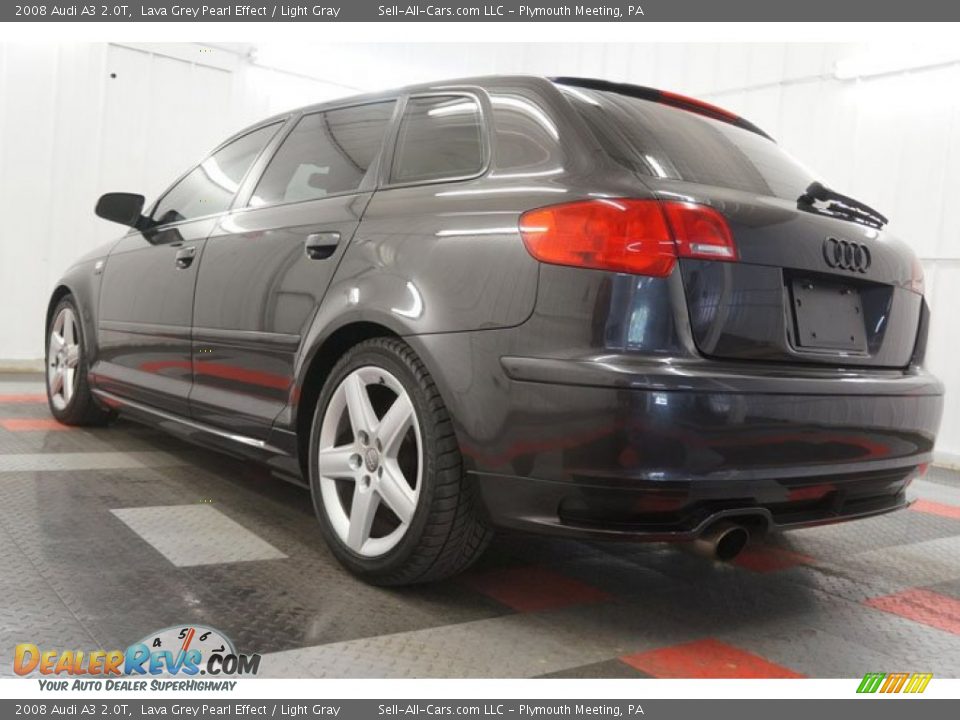 2008 Audi A3 2.0T Lava Grey Pearl Effect / Light Gray Photo #18