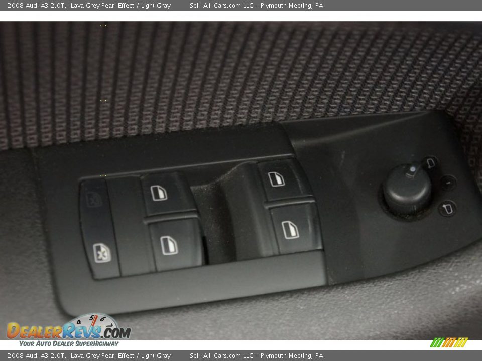 2008 Audi A3 2.0T Lava Grey Pearl Effect / Light Gray Photo #21