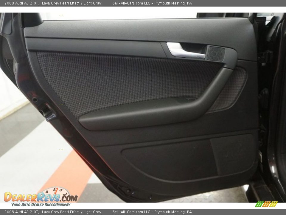2008 Audi A3 2.0T Lava Grey Pearl Effect / Light Gray Photo #23