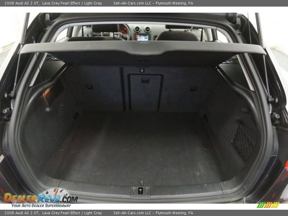2008 Audi A3 2.0T Lava Grey Pearl Effect / Light Gray Photo #25