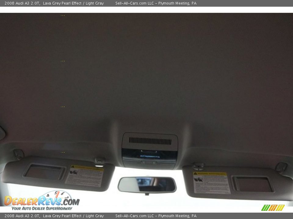 2008 Audi A3 2.0T Lava Grey Pearl Effect / Light Gray Photo #26