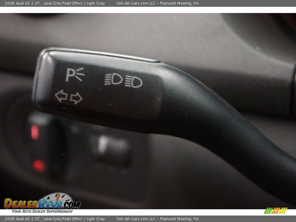 2008 Audi A3 2.0T Lava Grey Pearl Effect / Light Gray Photo #29