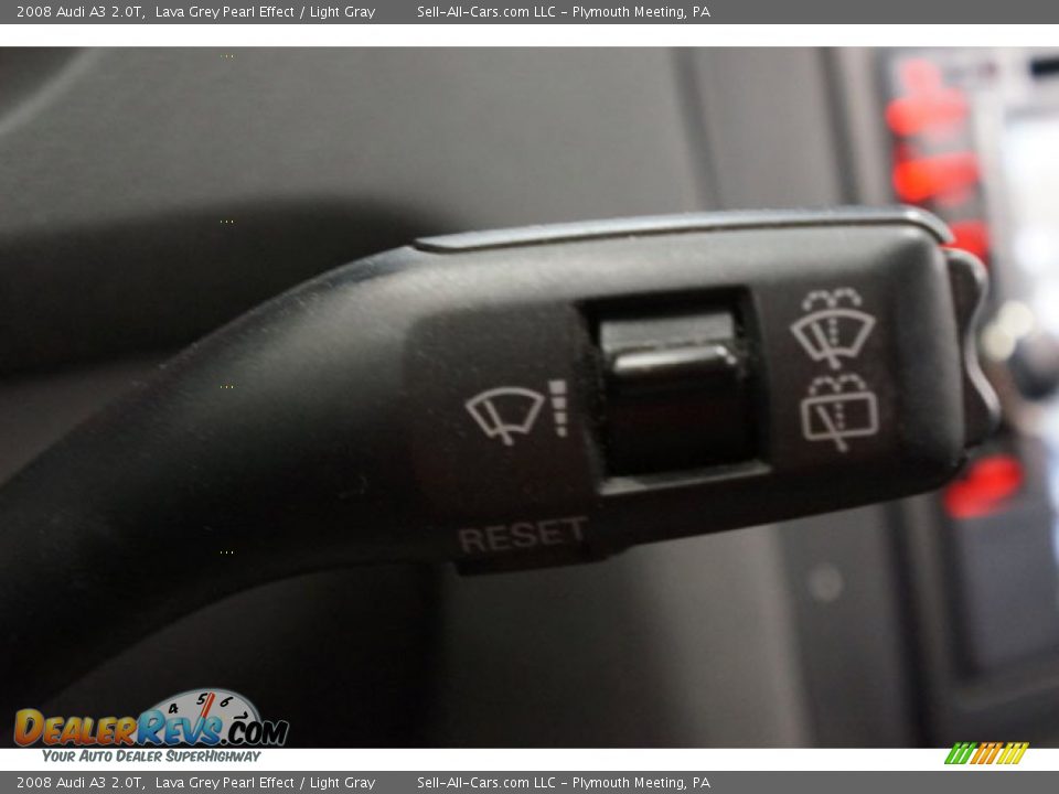 2008 Audi A3 2.0T Lava Grey Pearl Effect / Light Gray Photo #31