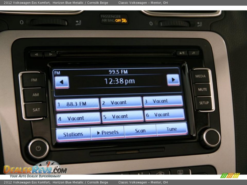 Controls of 2012 Volkswagen Eos Komfort Photo #13
