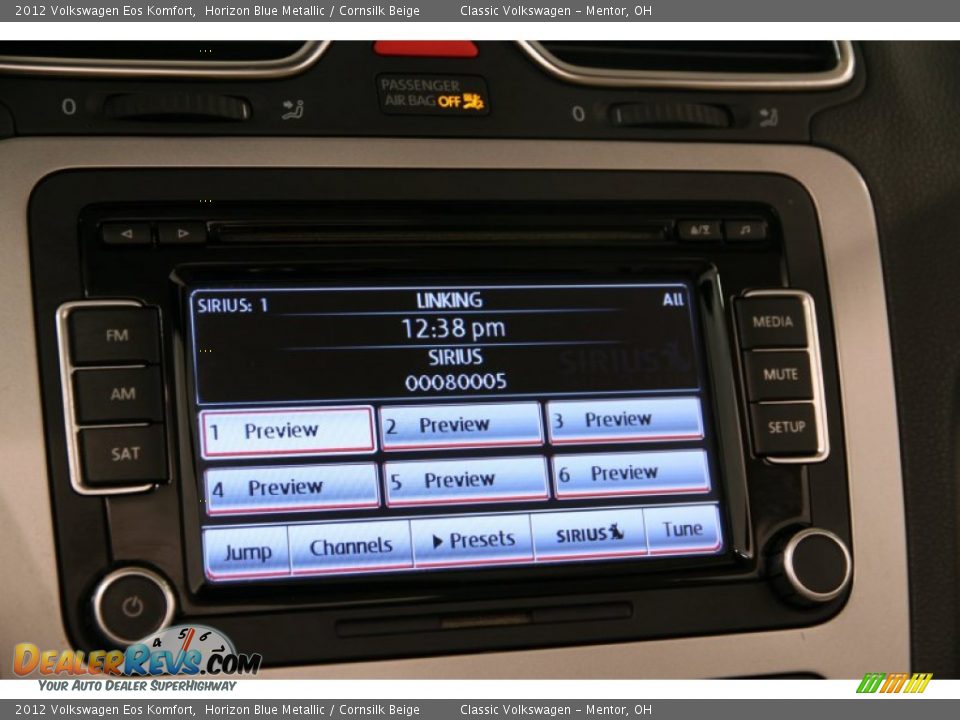 Controls of 2012 Volkswagen Eos Komfort Photo #15
