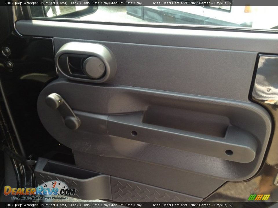 2007 Jeep Wrangler Unlimited X 4x4 Black / Dark Slate Gray/Medium Slate Gray Photo #9