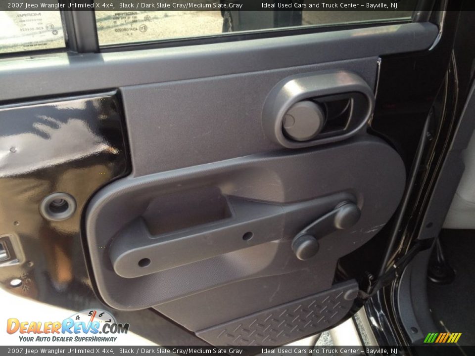 2007 Jeep Wrangler Unlimited X 4x4 Black / Dark Slate Gray/Medium Slate Gray Photo #19
