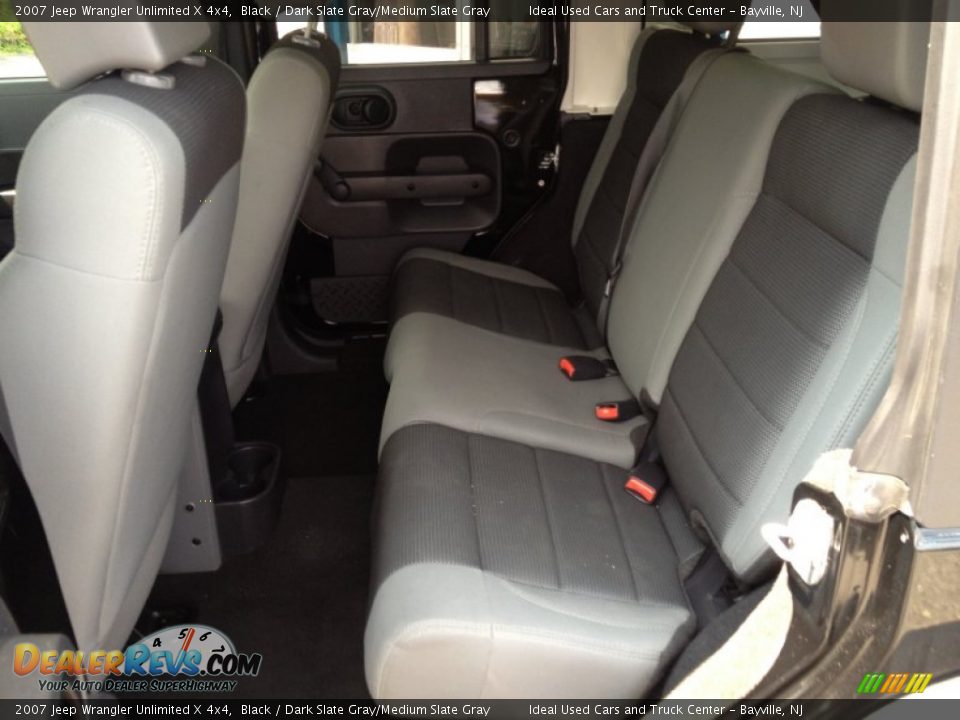 2007 Jeep Wrangler Unlimited X 4x4 Black / Dark Slate Gray/Medium Slate Gray Photo #20
