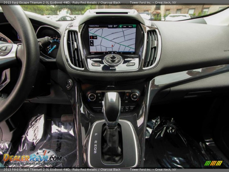 2013 Ford Escape Titanium 2.0L EcoBoost 4WD Ruby Red Metallic / Charcoal Black Photo #19