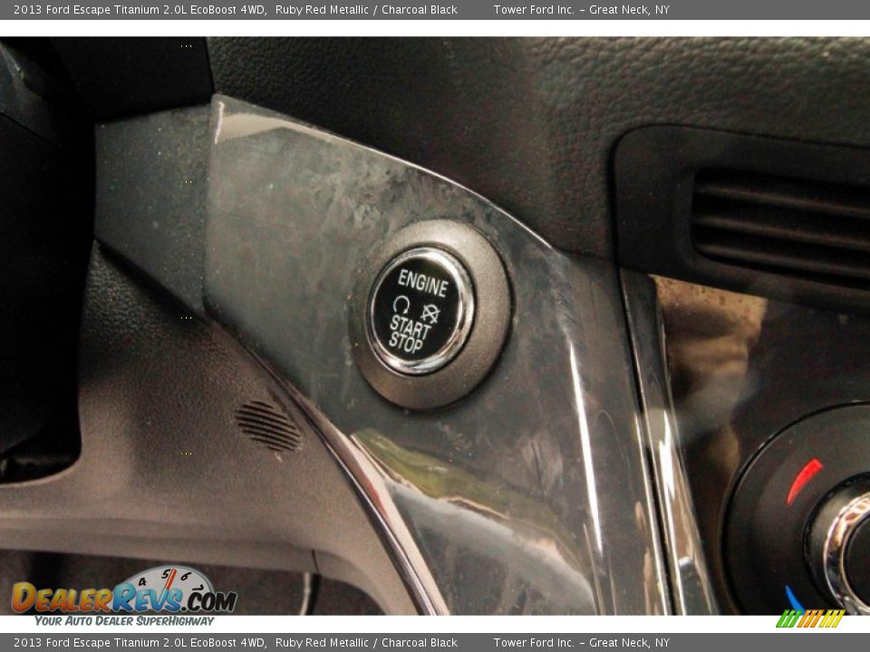 2013 Ford Escape Titanium 2.0L EcoBoost 4WD Ruby Red Metallic / Charcoal Black Photo #24