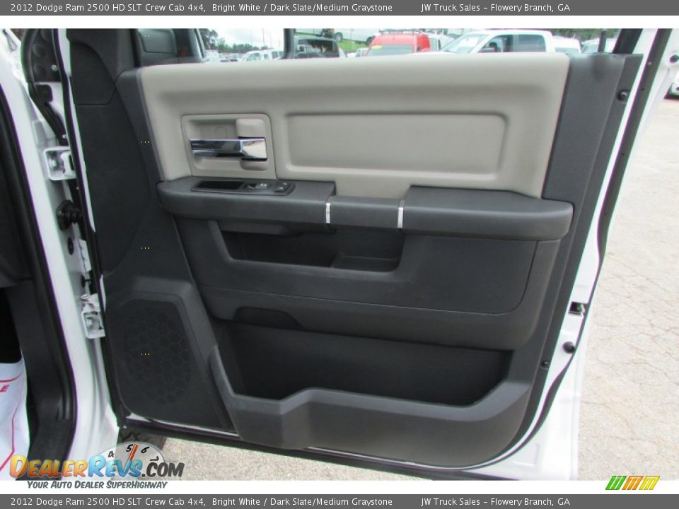 2012 Dodge Ram 2500 HD SLT Crew Cab 4x4 Bright White / Dark Slate/Medium Graystone Photo #11