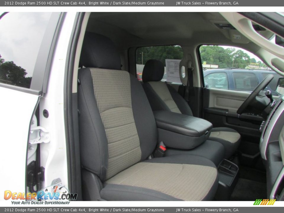 2012 Dodge Ram 2500 HD SLT Crew Cab 4x4 Bright White / Dark Slate/Medium Graystone Photo #14