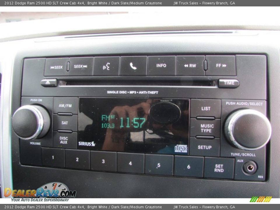 2012 Dodge Ram 2500 HD SLT Crew Cab 4x4 Bright White / Dark Slate/Medium Graystone Photo #20