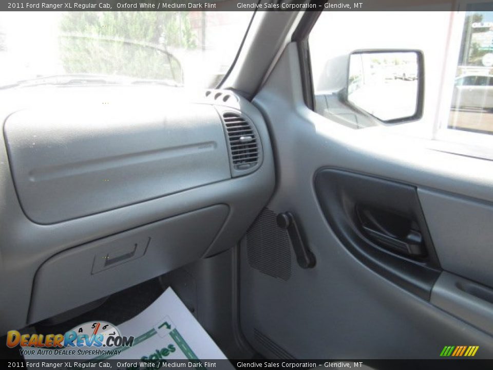 2011 Ford Ranger XL Regular Cab Oxford White / Medium Dark Flint Photo #12