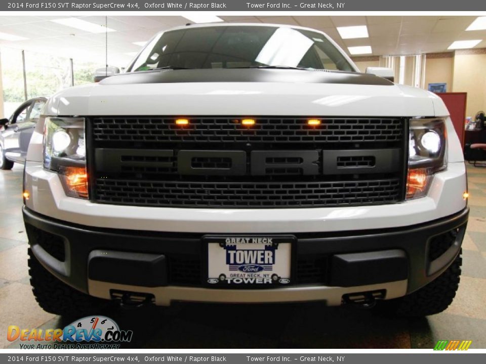 2014 Ford F150 SVT Raptor SuperCrew 4x4 Oxford White / Raptor Black Photo #2