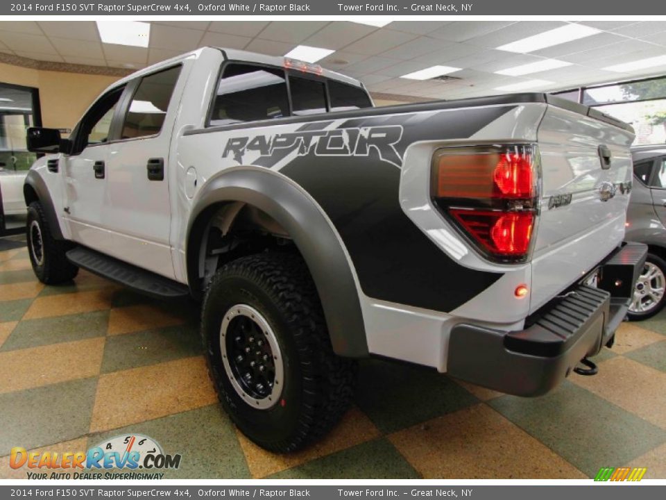 2014 Ford F150 SVT Raptor SuperCrew 4x4 Oxford White / Raptor Black Photo #3