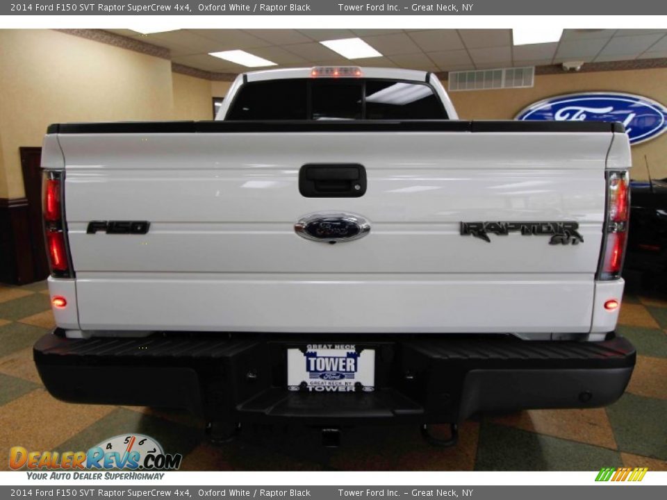 2014 Ford F150 SVT Raptor SuperCrew 4x4 Oxford White / Raptor Black Photo #4