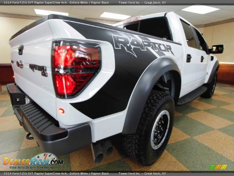 2014 Ford F150 SVT Raptor SuperCrew 4x4 Oxford White / Raptor Black Photo #6