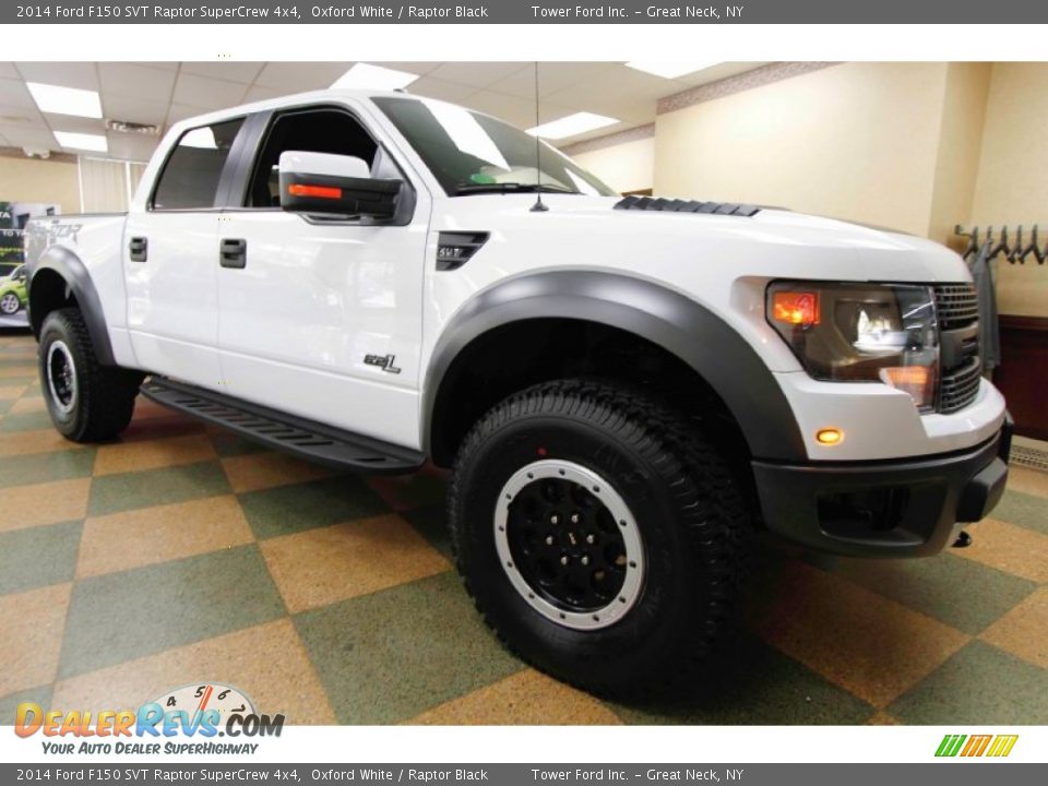 2014 Ford F150 SVT Raptor SuperCrew 4x4 Oxford White / Raptor Black Photo #7