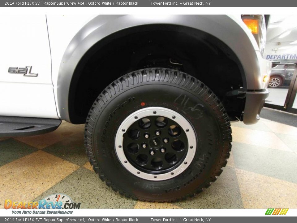2014 Ford F150 SVT Raptor SuperCrew 4x4 Oxford White / Raptor Black Photo #8