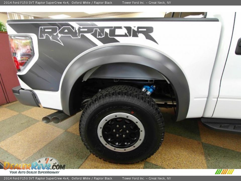 2014 Ford F150 SVT Raptor SuperCrew 4x4 Oxford White / Raptor Black Photo #9