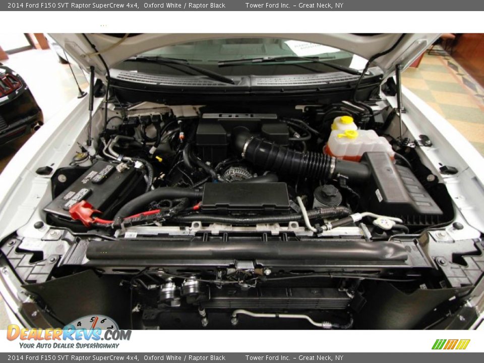 2014 Ford F150 SVT Raptor SuperCrew 4x4 Oxford White / Raptor Black Photo #12