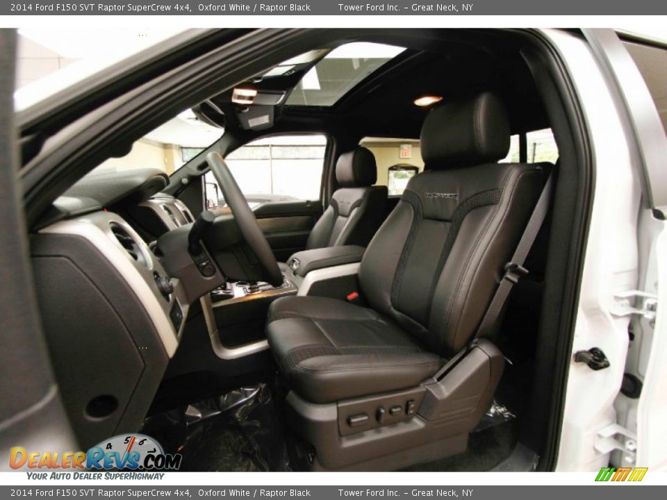 2014 Ford F150 SVT Raptor SuperCrew 4x4 Oxford White / Raptor Black Photo #14